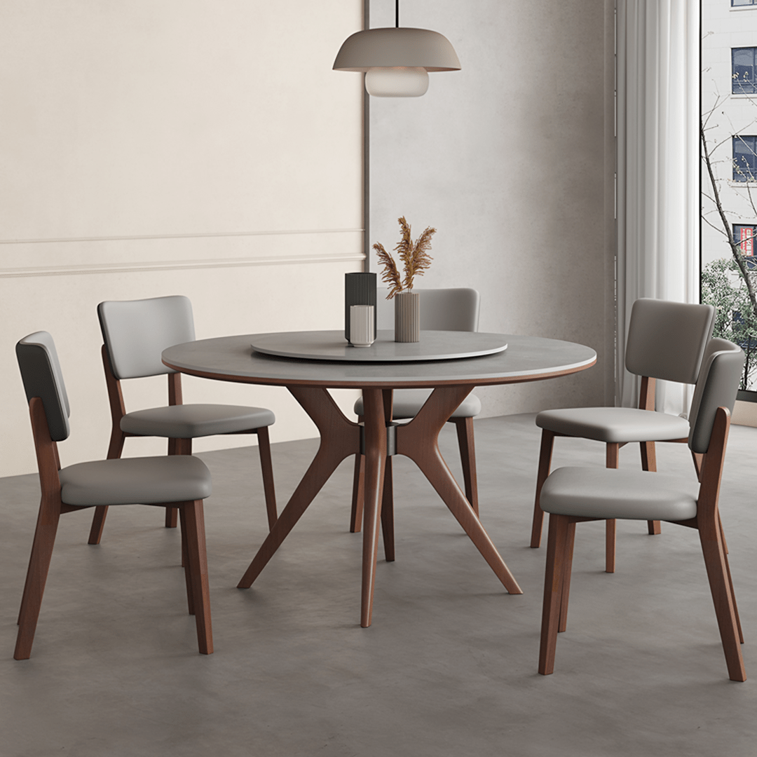 Leah Round Dining Table Set - Miola