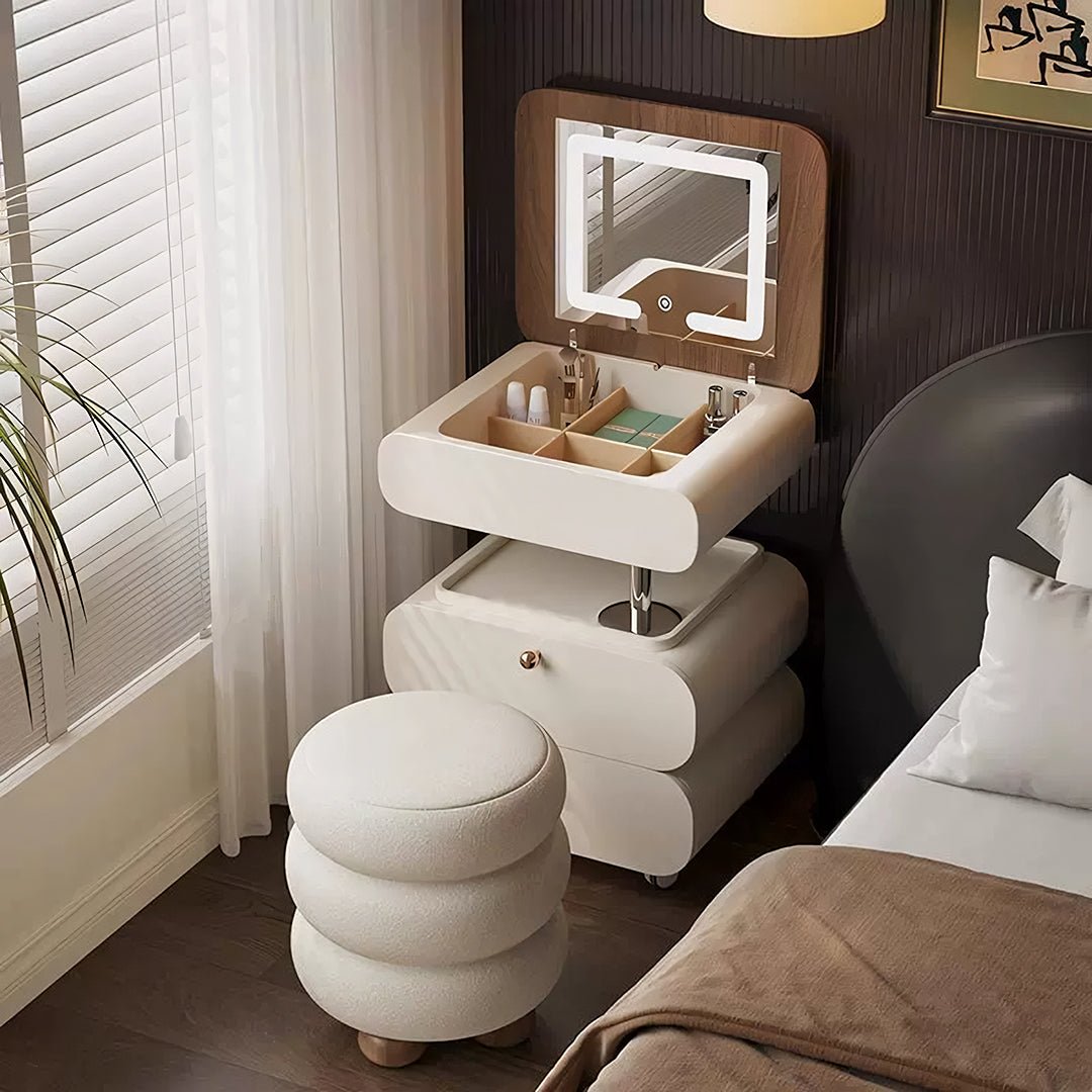 Collins Lift - Up Rotable Dressing Table, Bedside Table - Miola