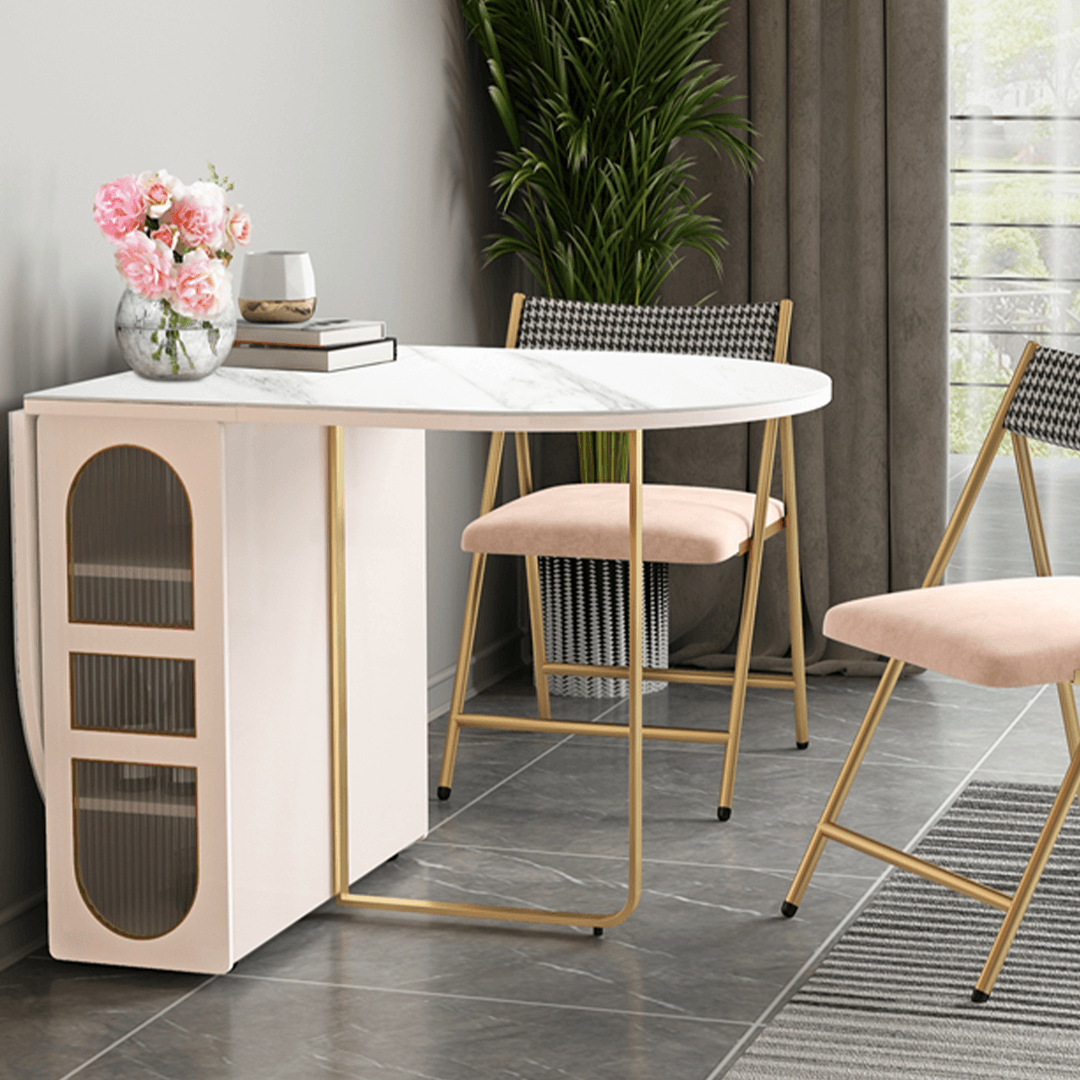 Weilai Concept Signature Folding Dining Table, White, Oval - Miola