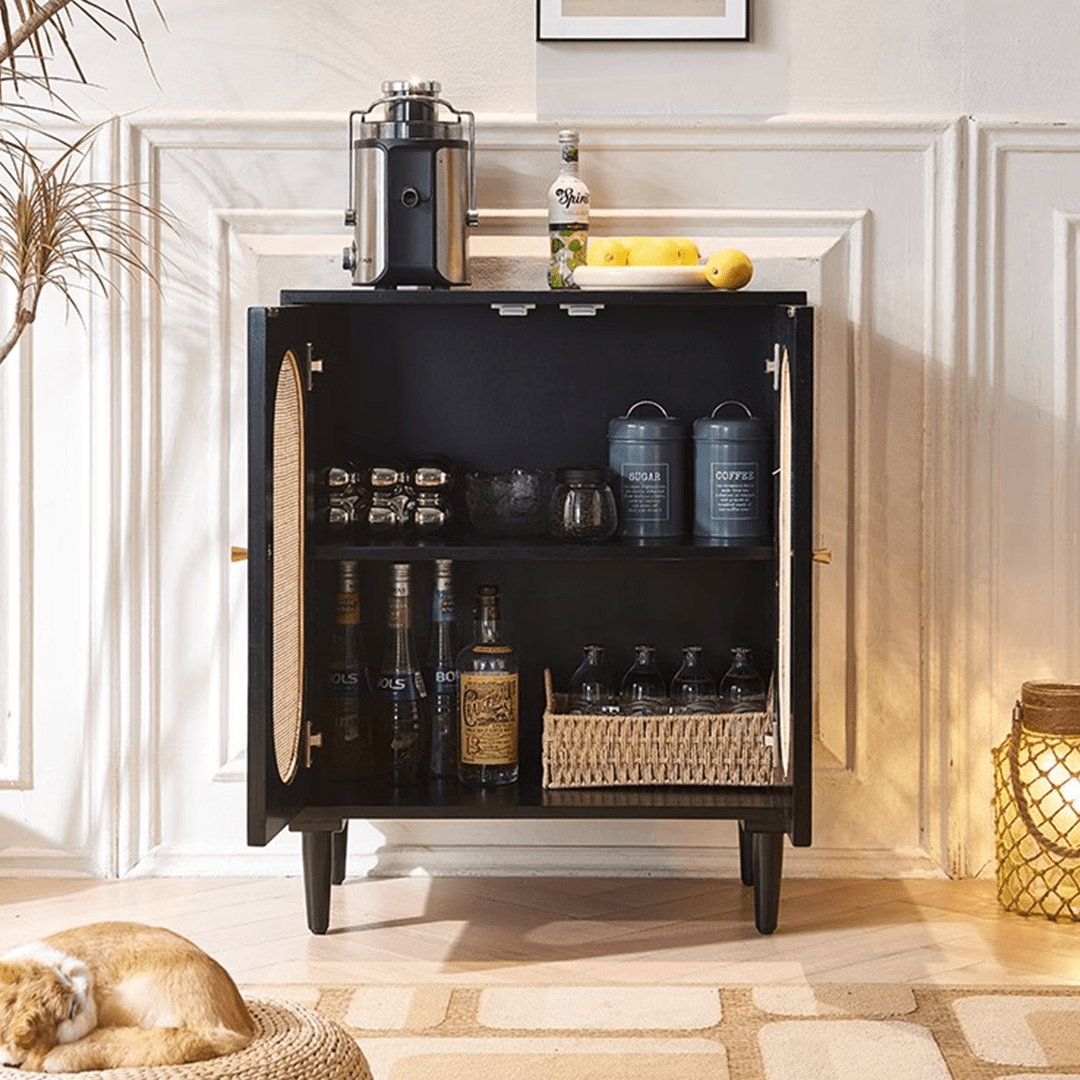 Beatrix Retro Rattan Sideboard - Miola