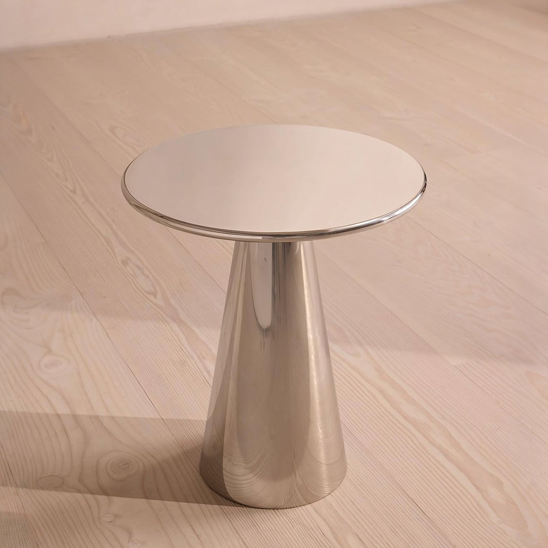 Abarca Side Table, Stainless Steel - Miola