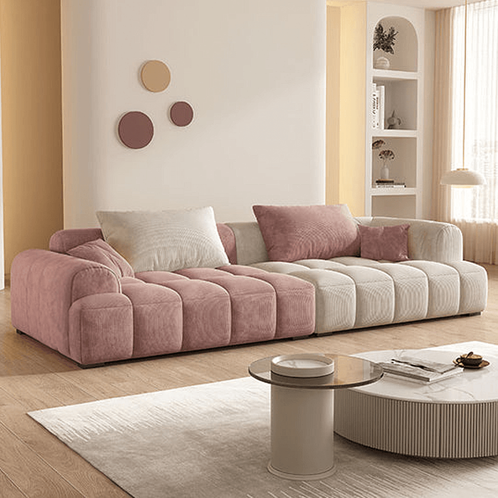 Arabella Module Sofa, Two Seater Sofa, Three Seater Sofa, Four Seater, Corduroy Fabric - Miola