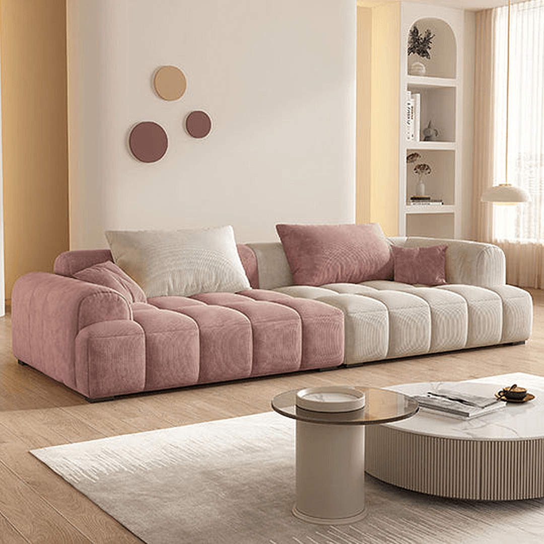 Arabella Module Sofa, Two Seater Sofa, Three Seater Sofa, Four Seater, Corduroy Fabric - Miola