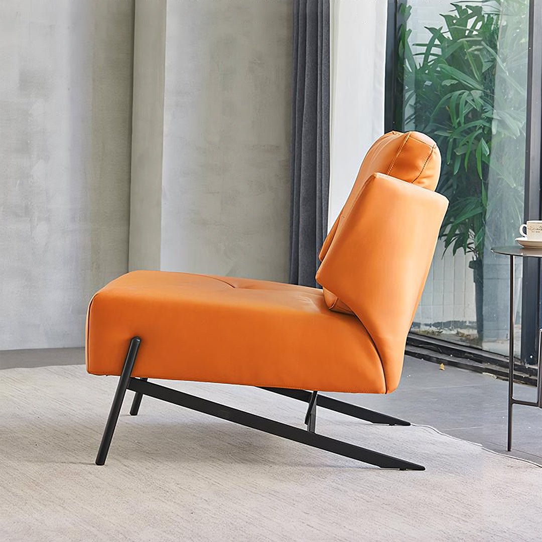 Karpov Tige Accent Leather Chair, Armchair, More Colours - Miola