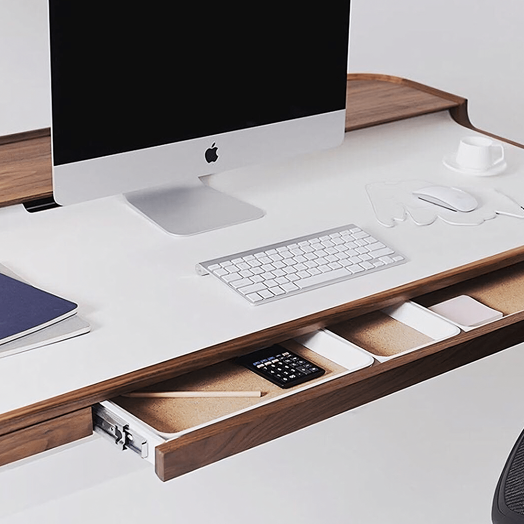 Brannan Office Desk, Wood - Miola