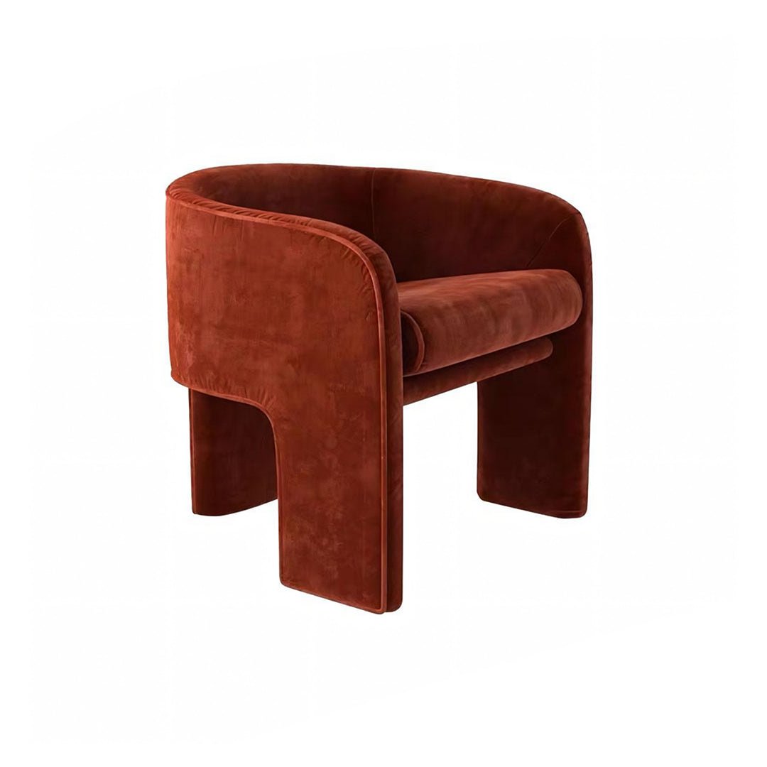 Milo Baughman Armchair, Velvet - Miola