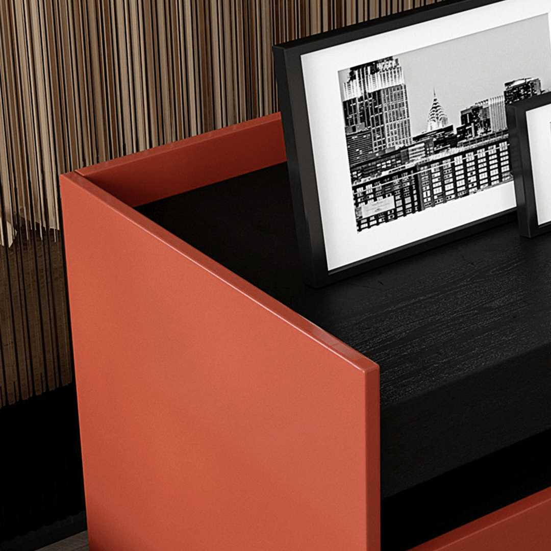 Isolde Wooden Bedside Table - Miola