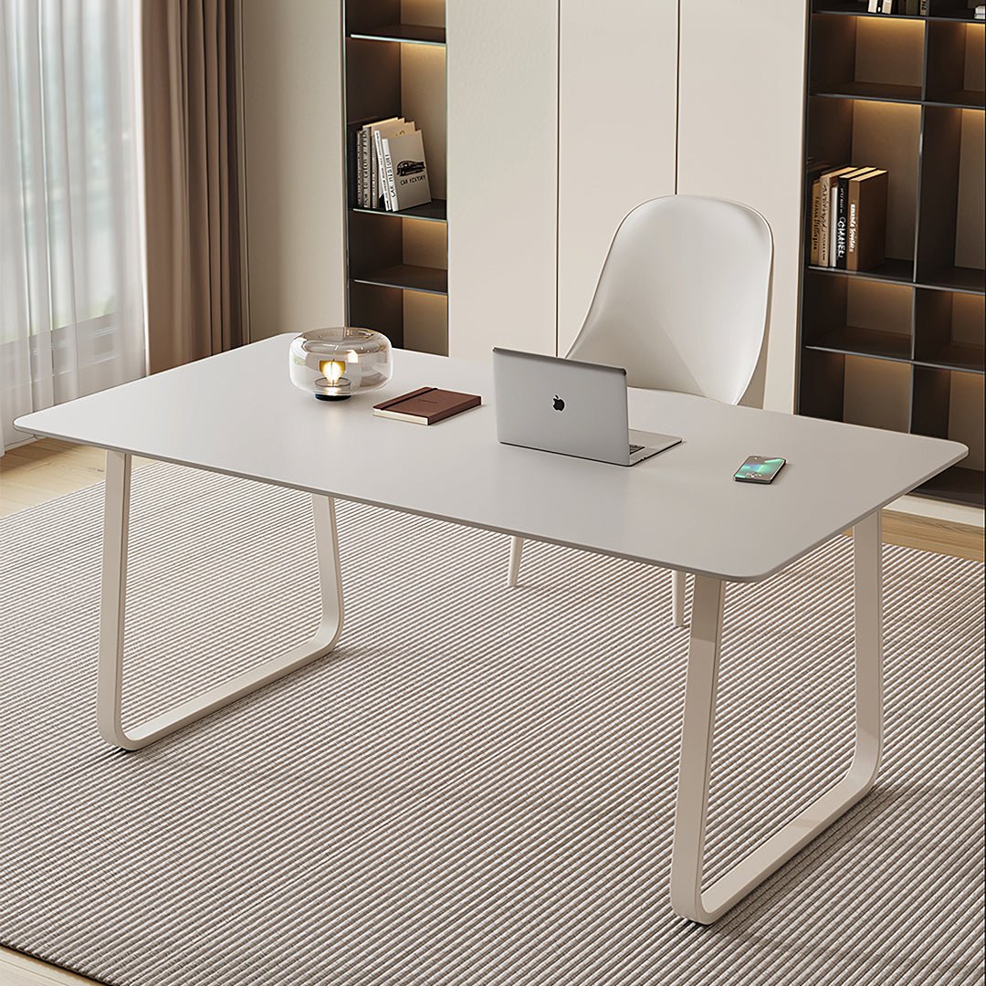 Kwame Office Desk With Office Chair, White - Miola