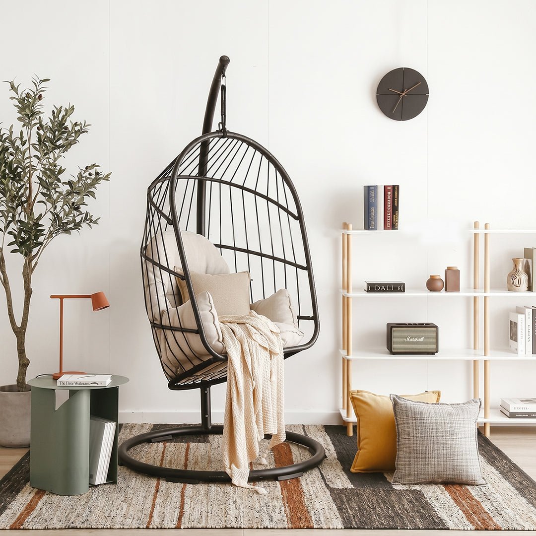 The CAGE Rattan Hanging Chair, Indoor/ Outdoor Furniture - Miola