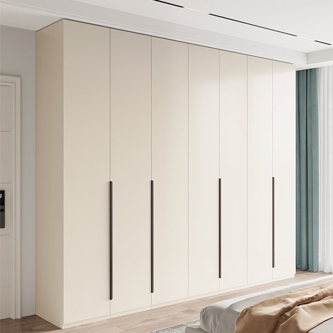 Petrov Wooden Wardrobe, Cream - Miola