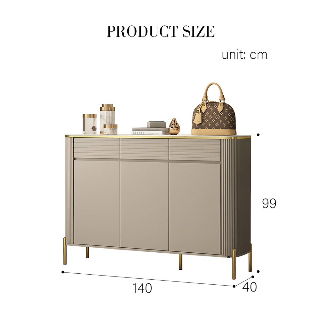 Malvina Shoe Storage, Light Grey - Miola
