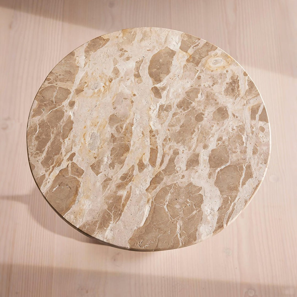 Cameron Side Table, Marble - Miola