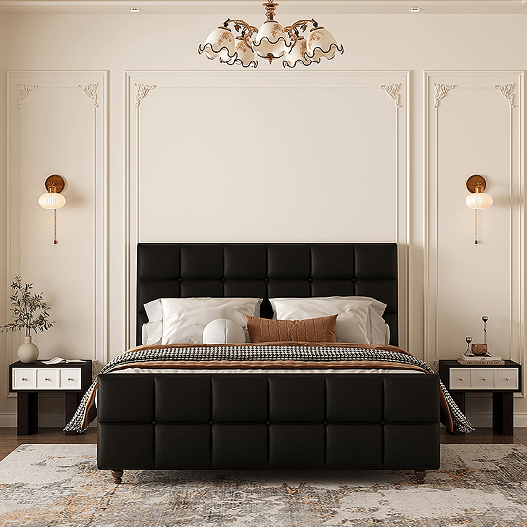 Thessaly Modern Double Bed - Miola