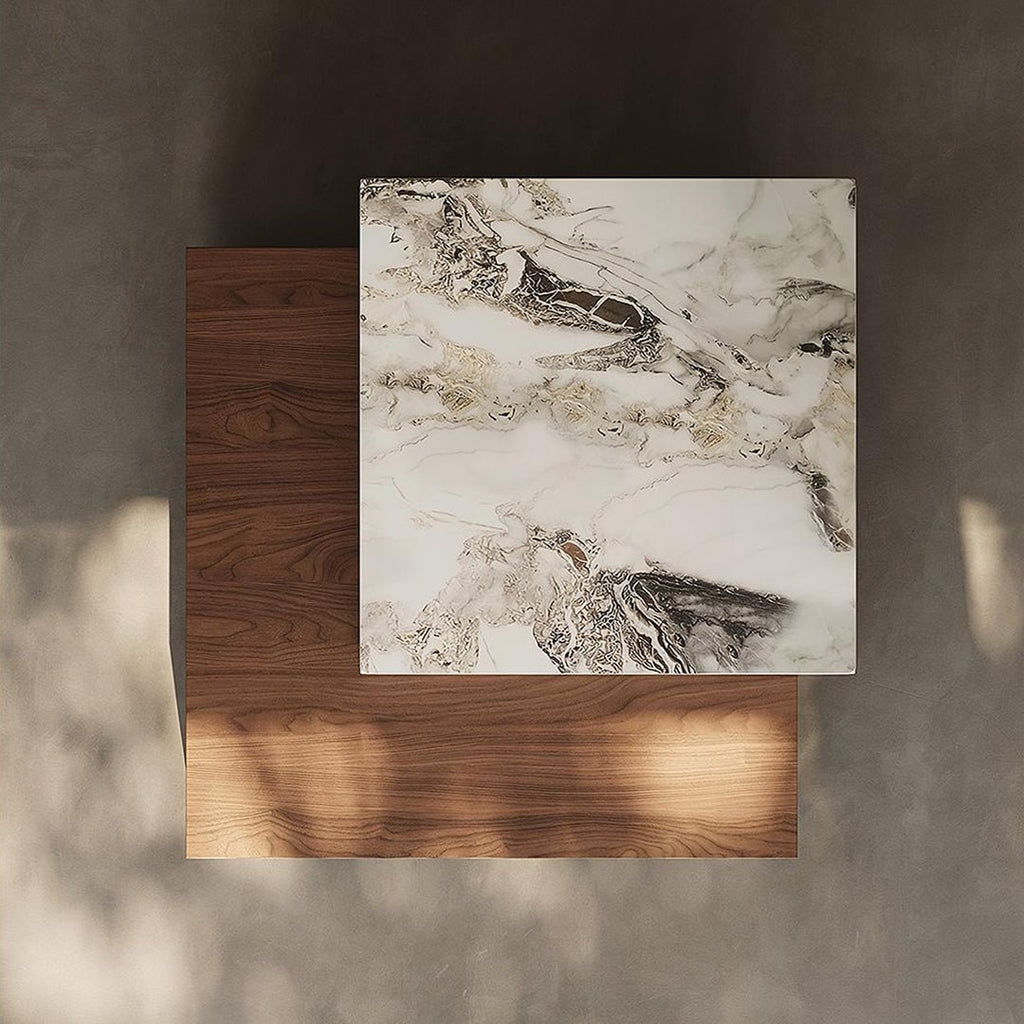 Grimaldi Extendable Coffee Table, Square Coffee Table - Miola