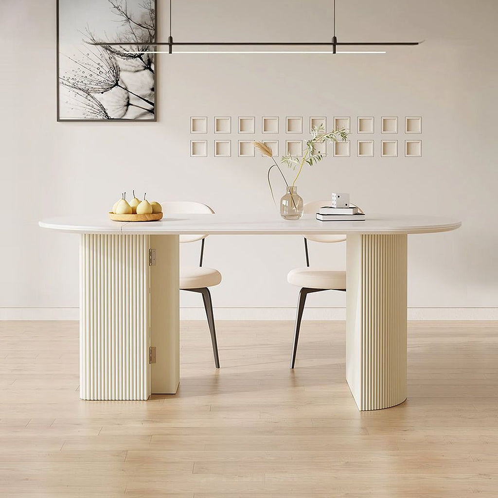 Pacheco Foldable Dining Table, Oval - Miola