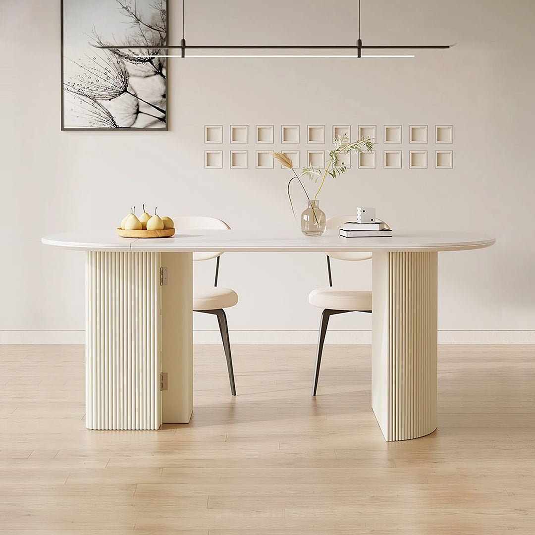 Pacheco Foldable Dining Table, Oval - Miola
