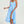 Load image into Gallery viewer, Dot Print Button Down High Low Strappy Dress In Light Blue
