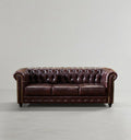 Vintage Chesterfield Three Seater Sofa - Miola