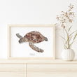 Load image into Gallery viewer, Turtle - Personalised Watercolour Fine Art Print
