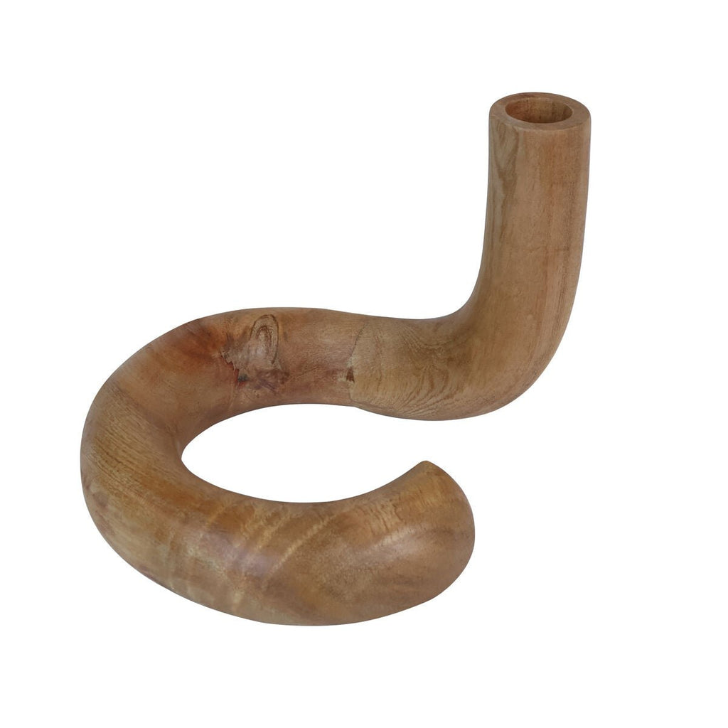 Arlo Natural Wood Candle Holder - Miola