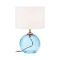 Blue Glass Table Lamp - Miola