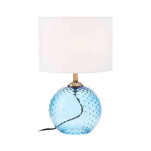 Blue Glass Table Lamp