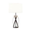 Black Cross Table Lamp - Miola