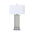 Elana Table Lamp with Matte Silver Base - Miola