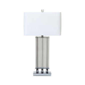 Elana Table Lamp With Matte Silver Base