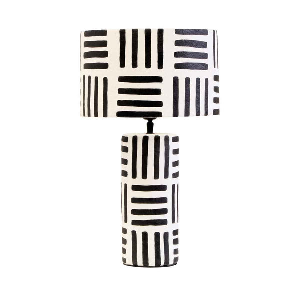 Black and White Table Lamp - Miola