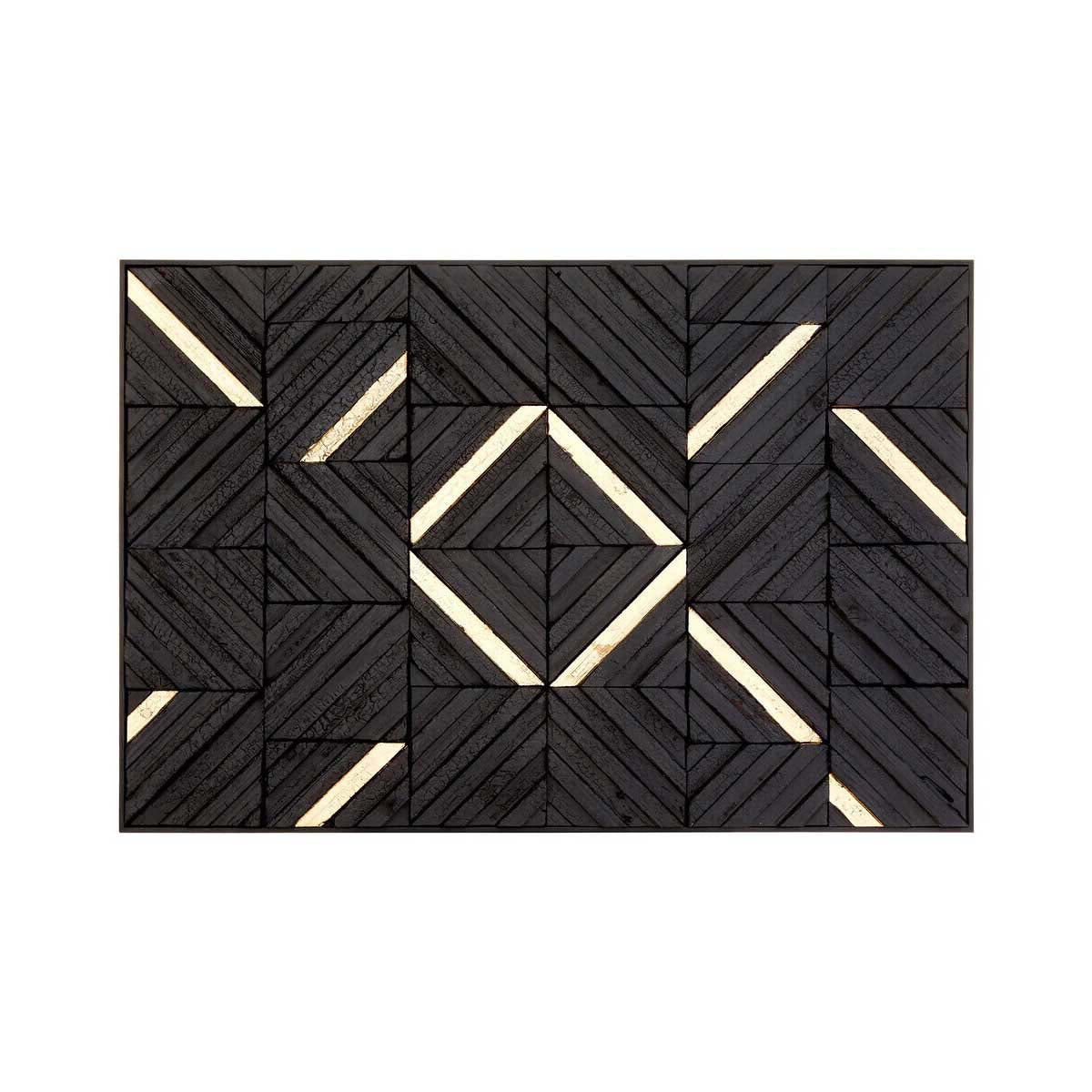 Modello Black Wood Carving