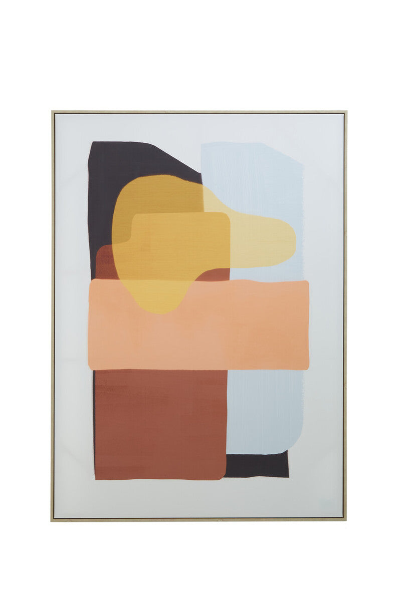 Astratto Multi Coloured Canvas Wall Art - Miola