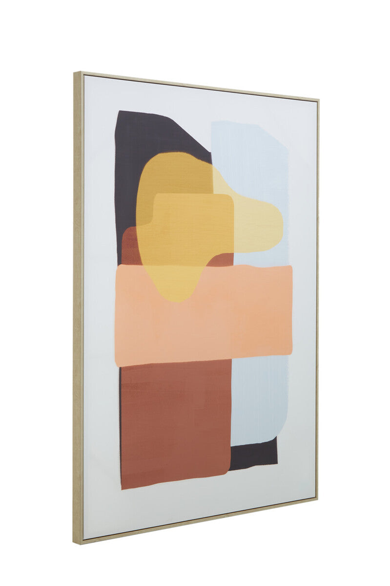 Astratto Multi Coloured Canvas Wall Art - Miola
