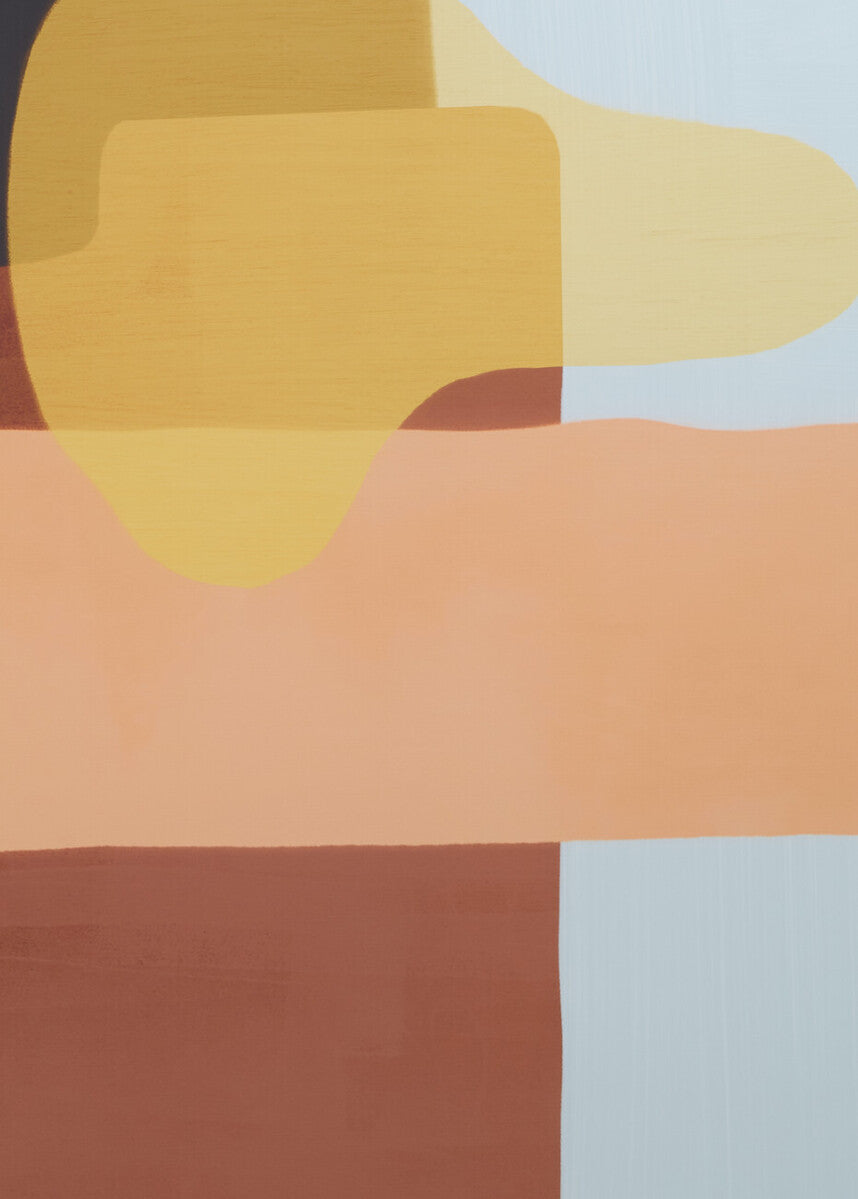Astratto Multi Coloured Canvas Wall Art - Miola