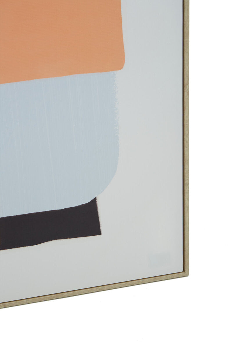 Astratto Multi Coloured Canvas Wall Art - Miola