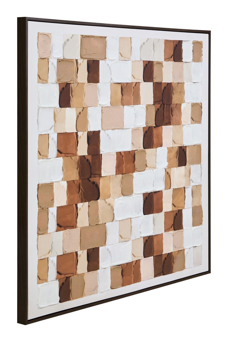 Astratto Textured Wall Art in Neutral Tones - Miola