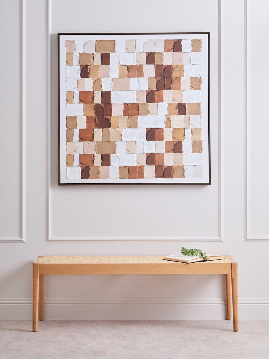 Astratto Textured Wall Art in Neutral Tones - Miola