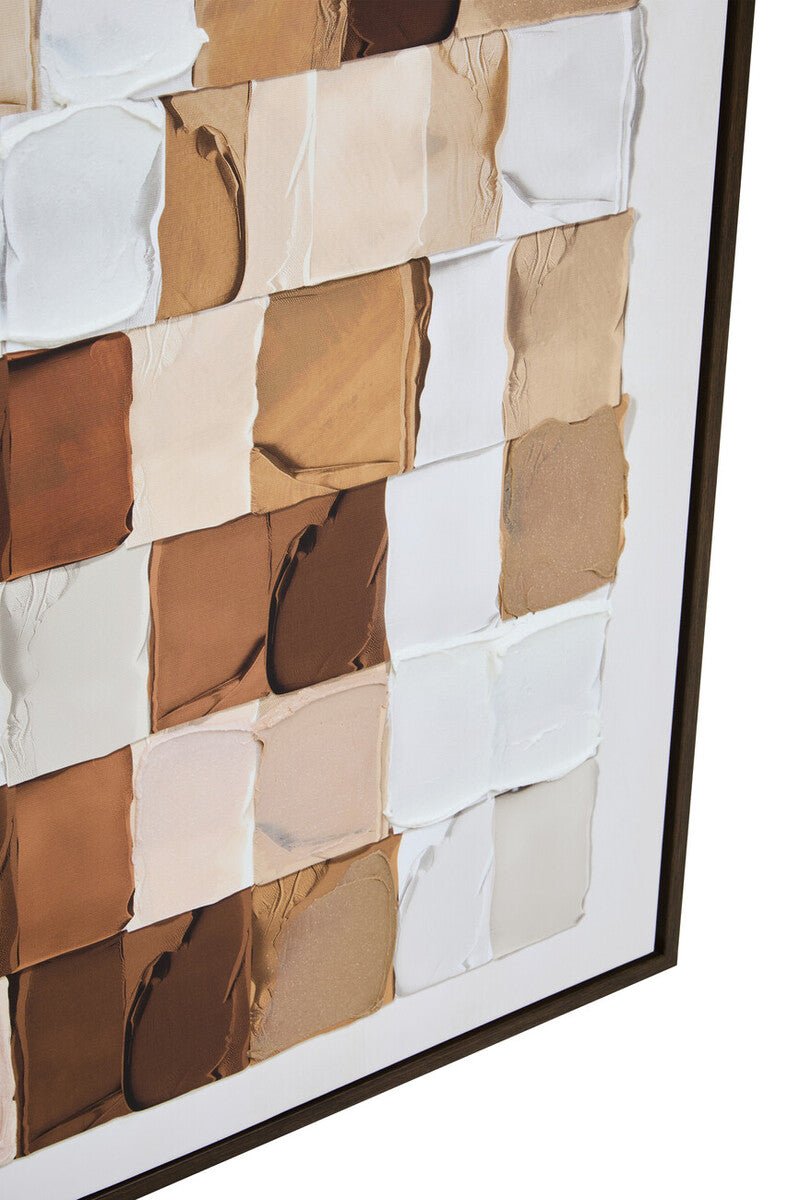 Astratto Textured Wall Art in Neutral Tones - Miola