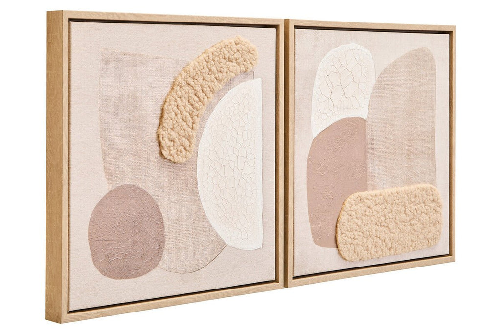 Astratto Set Of 2 Natural Textured Wall Art - Miola