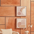 Astratto Set Of 2 Natural Textured Wall Art - Miola