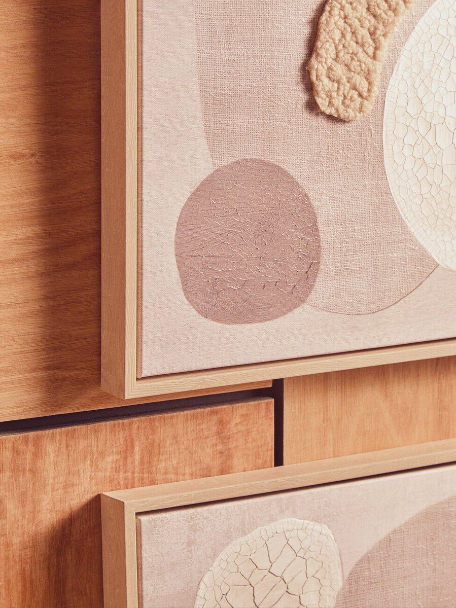 Astratto Set Of 2 Natural Textured Wall Art - Miola