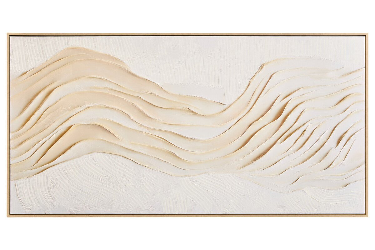 Astratto Cream Textured Wall Art - Miola