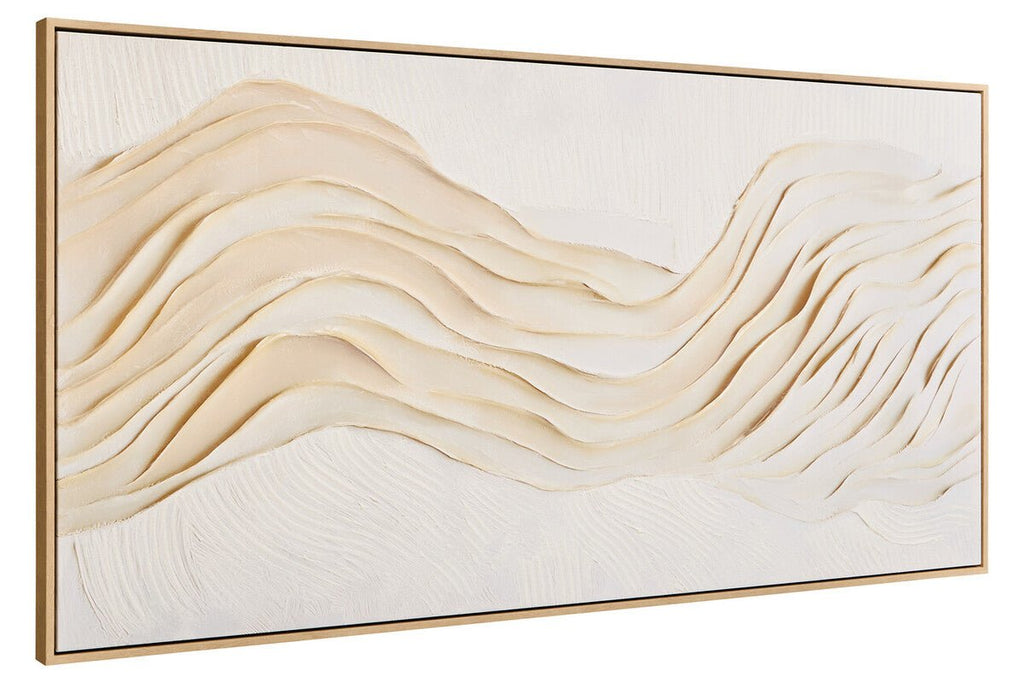 Astratto Cream Textured Wall Art - Miola
