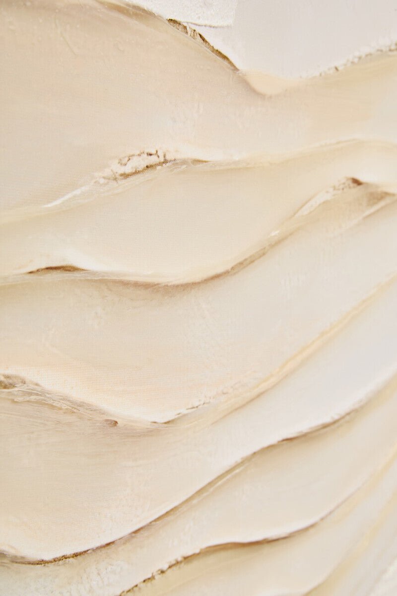 Astratto Cream Textured Wall Art - Miola