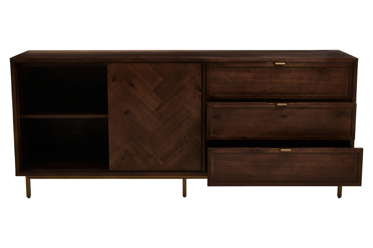 Brando Acacia wood Effect Sideboard