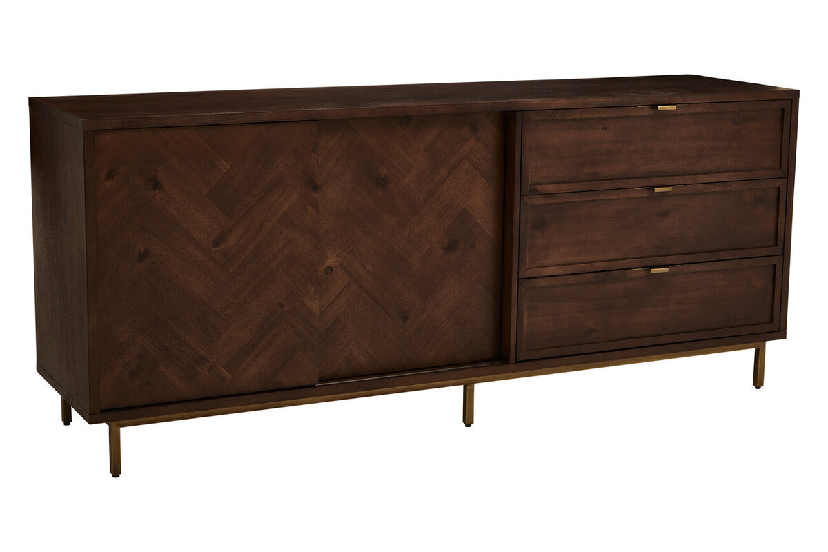 Brando Acacia wood Effect Sideboard