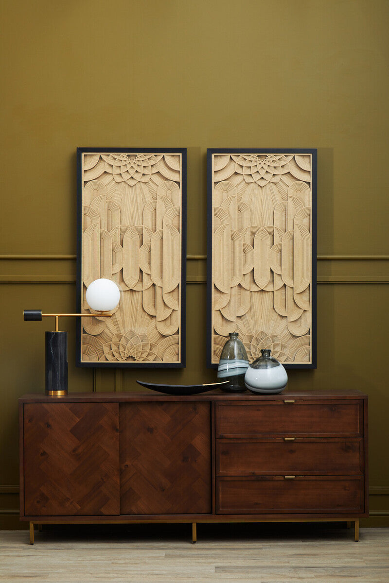 Brando Acacia wood Effect Sideboard