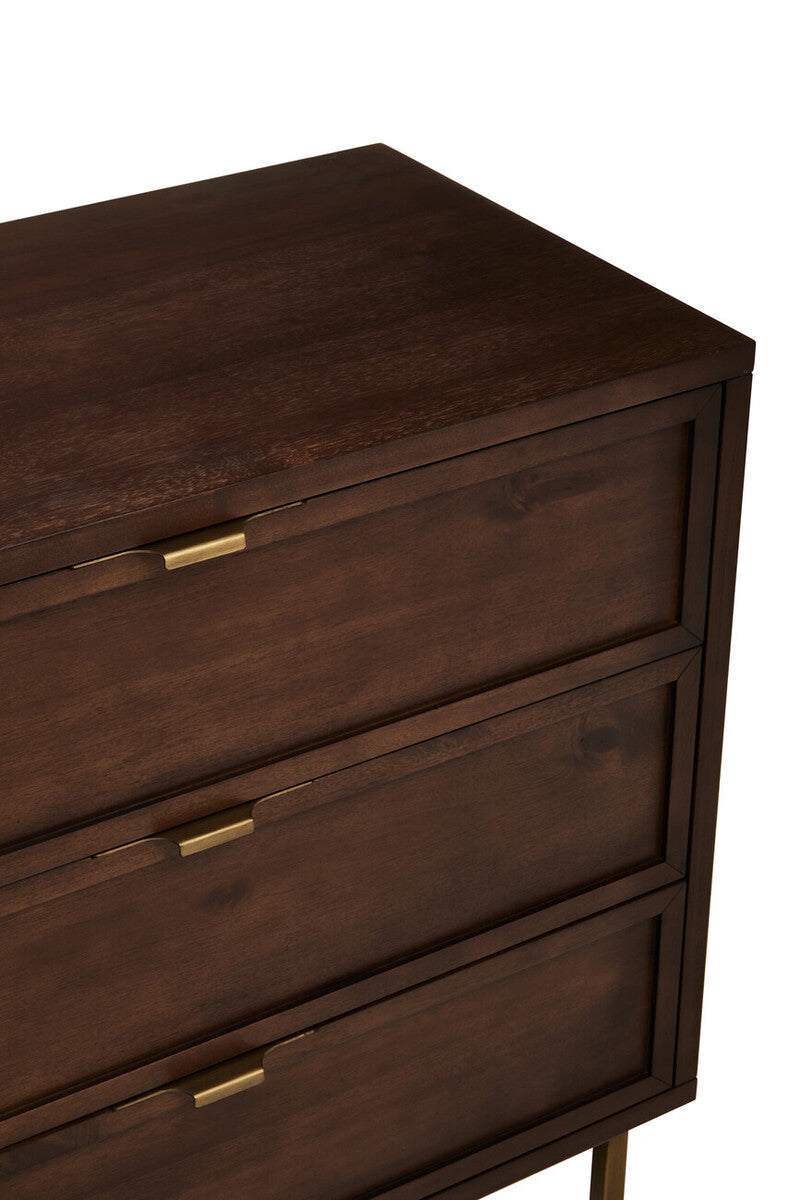 Brando Acacia wood Effect Sideboard