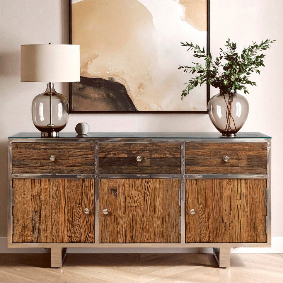 Kerala Natural Wood Sideboard - Miola