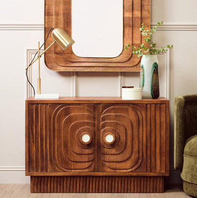 Sangar Carved Mango Wood Sideboard